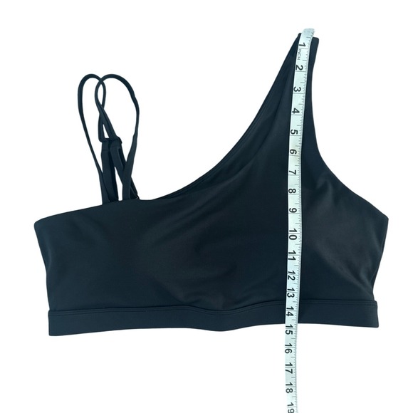 Zyia Active Black Asymmetric Light n Tight Padded Sports Bra Size 3XL Plus NWOT - Picture 6 of 10